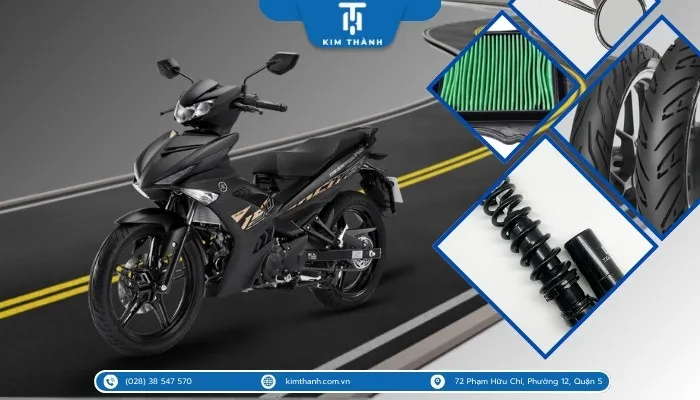 Giới thiệu các nhóm phụ tùng xe Exciter phổ biến trên thị trường hiện nay