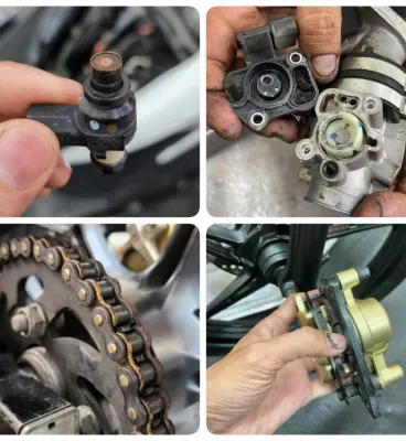 Kiểm tra tổng thể 14 bước cho xe số Honda Wave Alpha tại xưởng dịch vụ