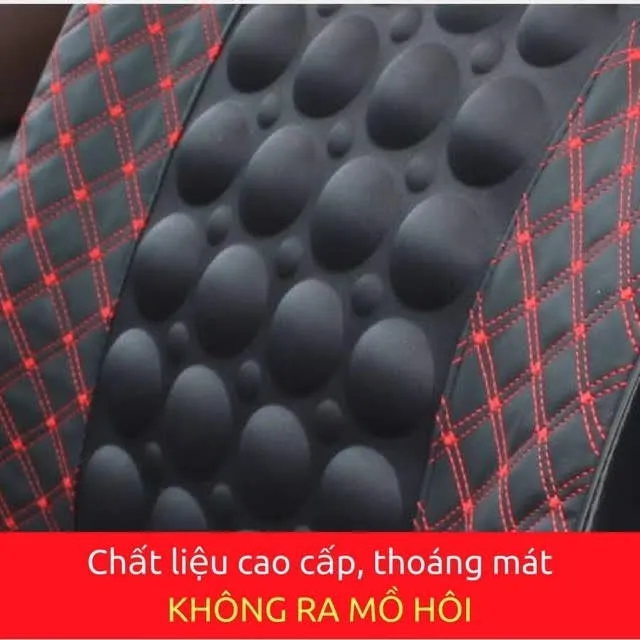 Đệm lưng ghế ô tô được thiết kế với chất liệu thoáng khí