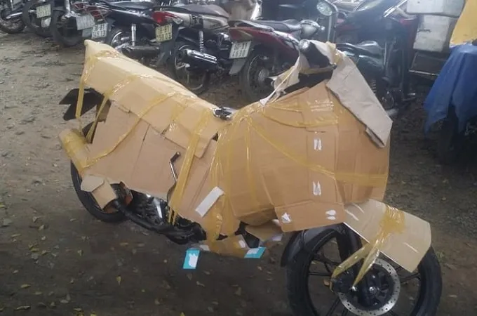 Xe máy được bố trí trong khoang hành lý