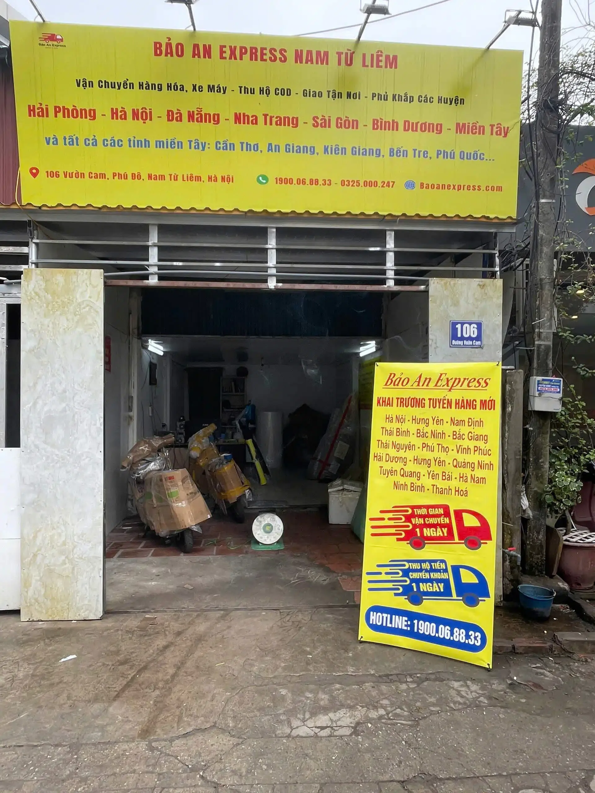 Gửi xe máy Hà Nội Nam Định bọc chống trầy tại bưu cục