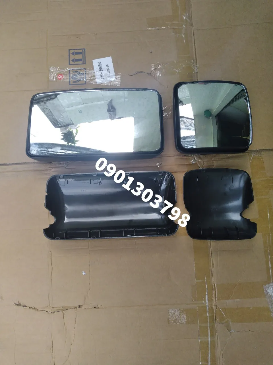 Gương chiếu hậu Isuzu NQR550 5 tấn chất lượng cao