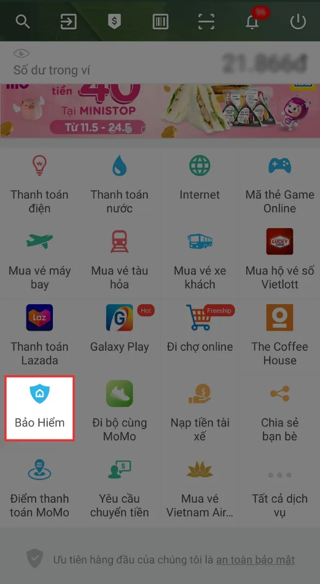Các công ty bảo hiểm uy tín tích hợp trên ứng dụng MoMo