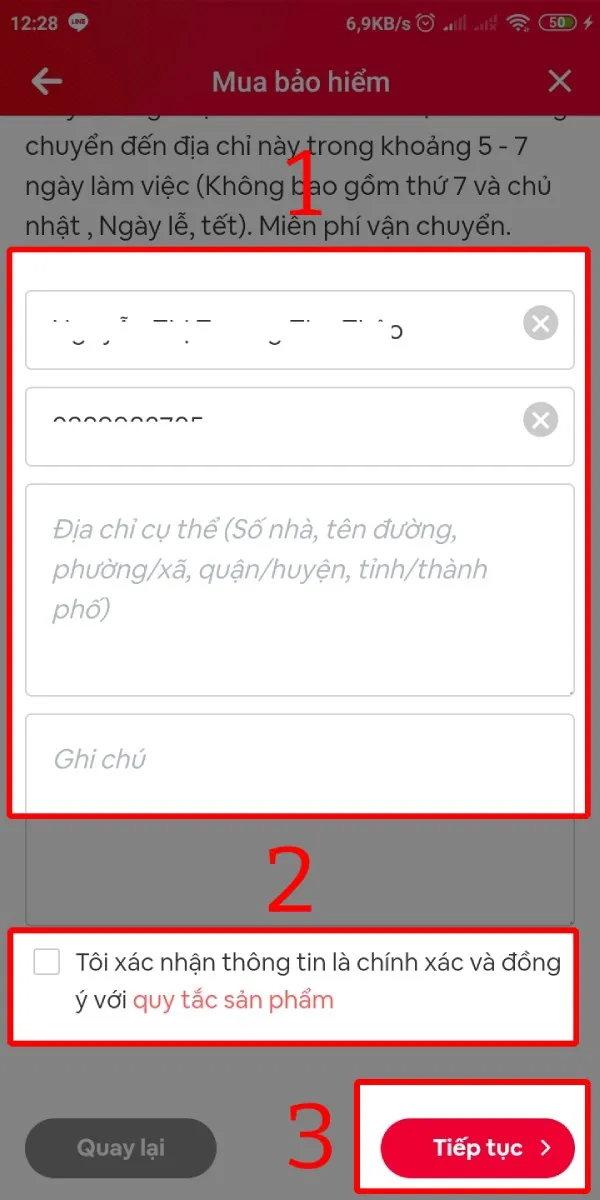 Xác nhận phương thức nhận chứng chỉ điện tử qua Email/SMS