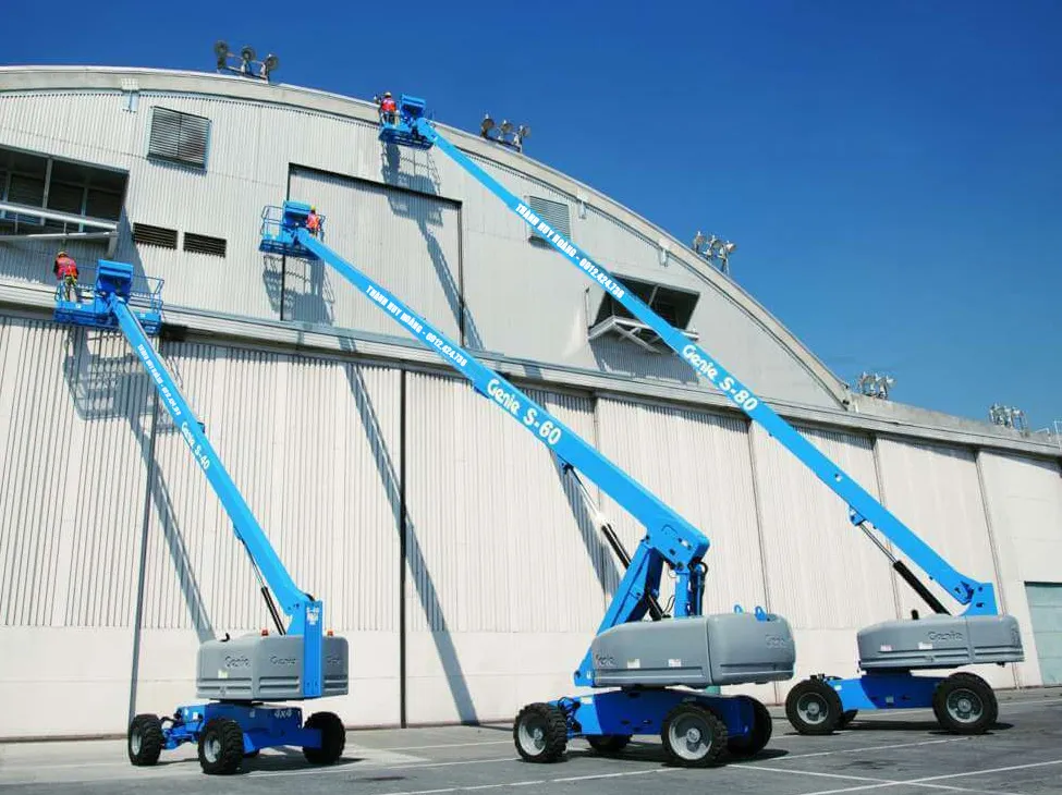 Boomlift vươn cao từ 16 đến 41m phục vụ dự án công nghiệp