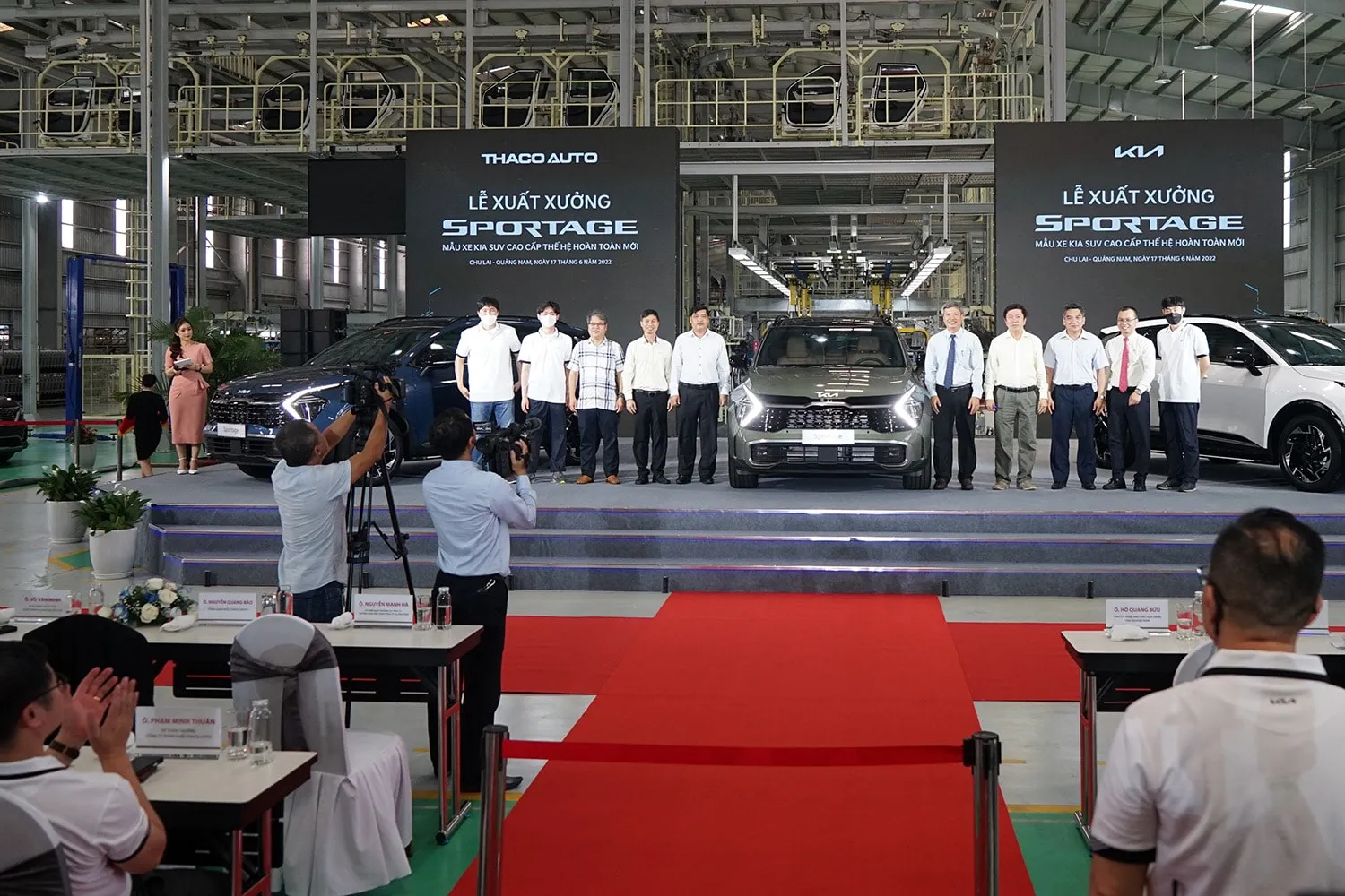 Kia Sportage thế hệ mới xuất xưởng từ nhà máy hiện đại của THACO