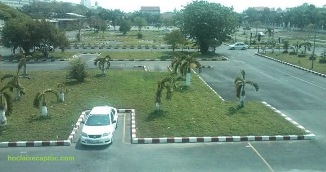 Mô hình bãi tập sa hình đạt chuẩn giúp học viên thi bằng lái xe ô tô