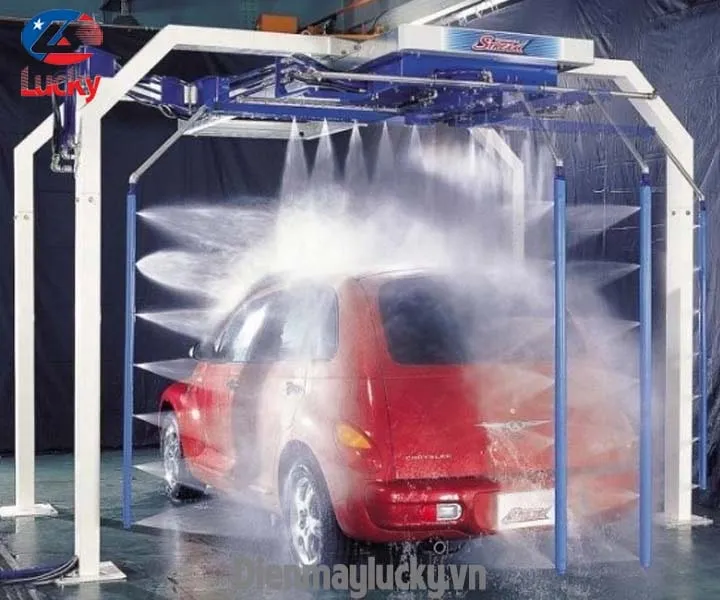 Hệ thống rửa xe ô tô tự động được phân loại thành tự động và bán tự động
