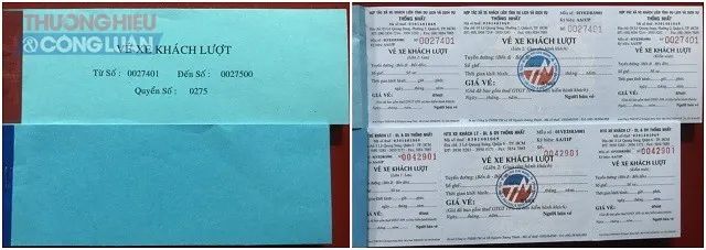 Chi tiết ký hiệu bảo mật trên vé do Nguyên Xương Thịnh in