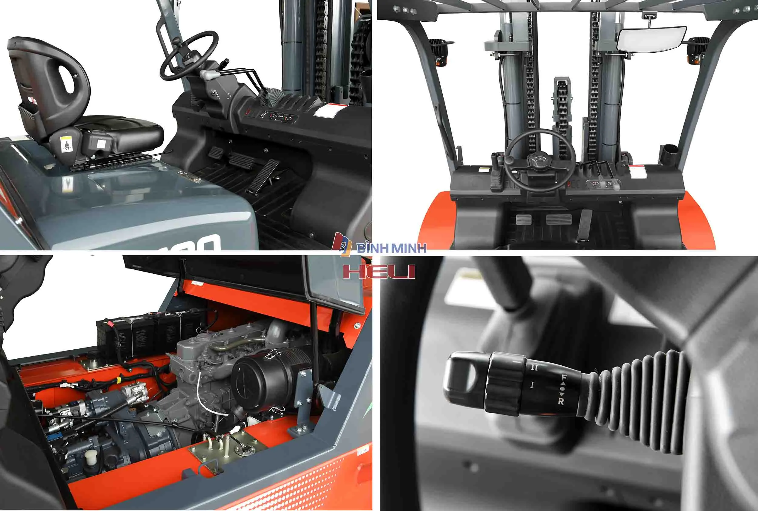 Hình Ảnh Chi Tiết Xe Nâng Heli 10 Tấn G Series