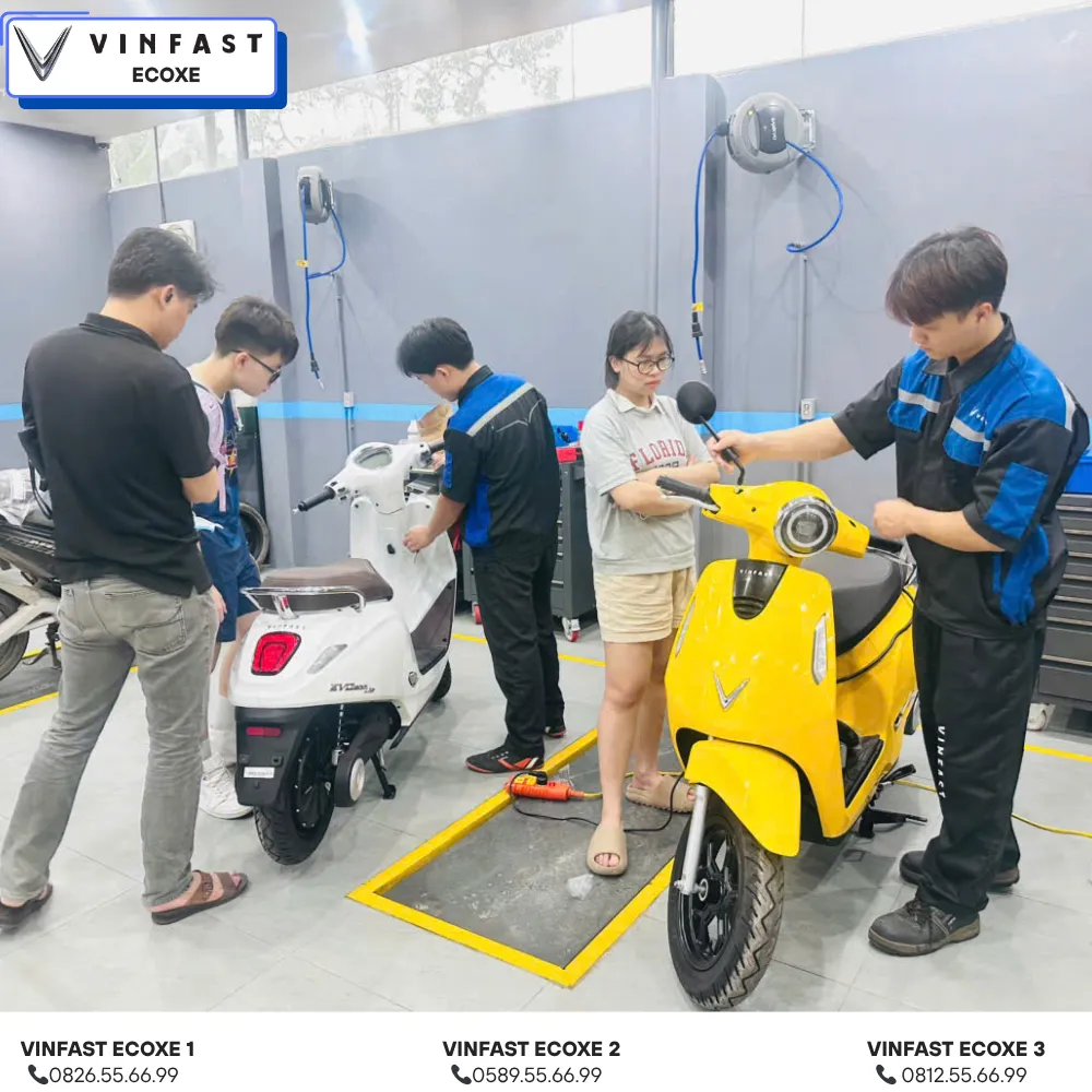 Bảo dưỡng xe máy điện VinFast
