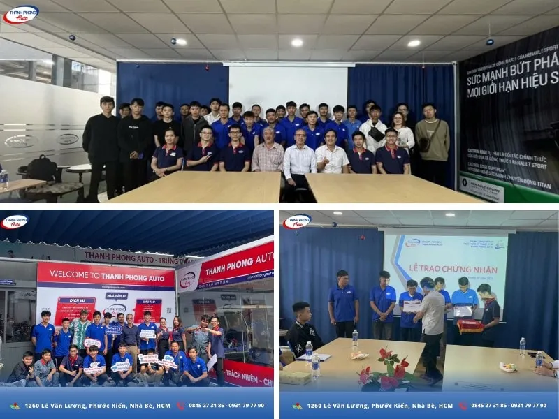 Lễ Trao Chứng Chỉ Tốt Nghiệp Khóa Học Sơn Ô Tô Cho Học Viên