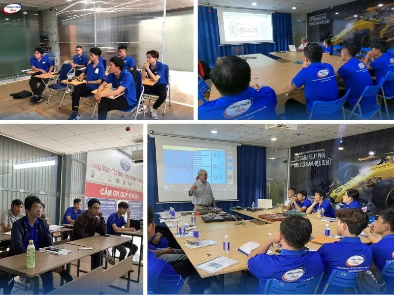 Học Viên Tập Trung Phân Tích Kỹ Thuật Đồng Sơn Trong Buổi Lý Thuyết