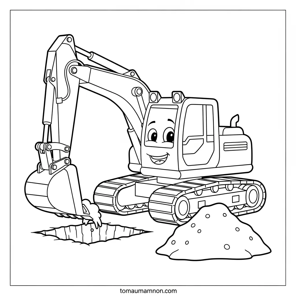 Lợi ích tô màu xe tải cho bé