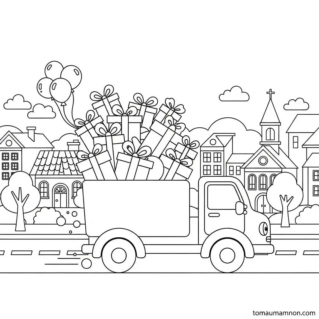 Sáng tạo với màu sắc xe tải