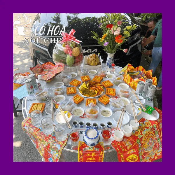 Khách hàng hãy chọn ngày và giờ thật phù hợp để cúng xe mới cầu bình an, may mắn.