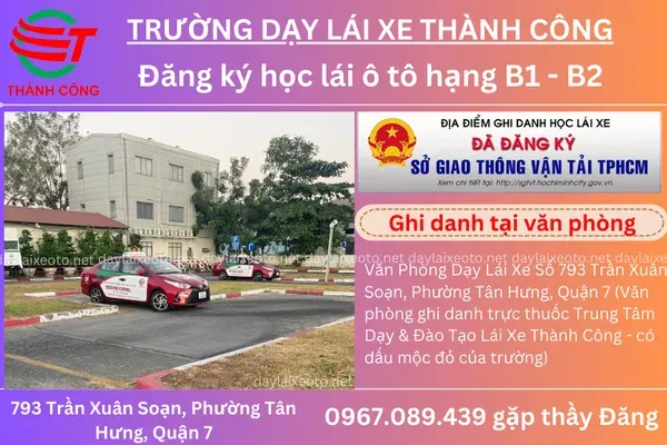học lái ô tô quận 7