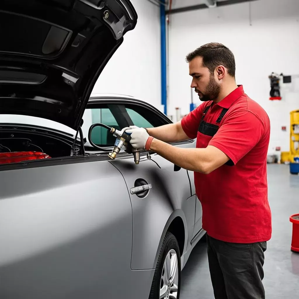 Học nghề đồng sơn ô tô: Kỹ thuật phục hồi thân vỏ và chuẩn bị bề mặt