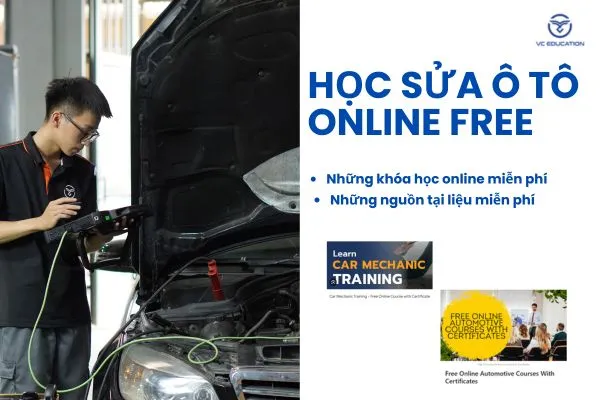 Phân tích nguồn tài liệu học sửa ô tô online miễn phí trên các nền tảng MOOCs