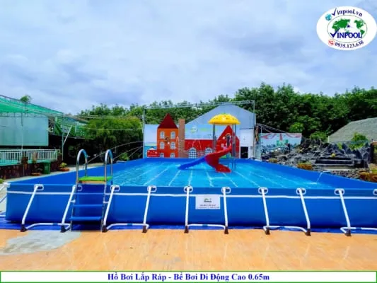 Hồ bơi lắp ráp di động cao 0.65m