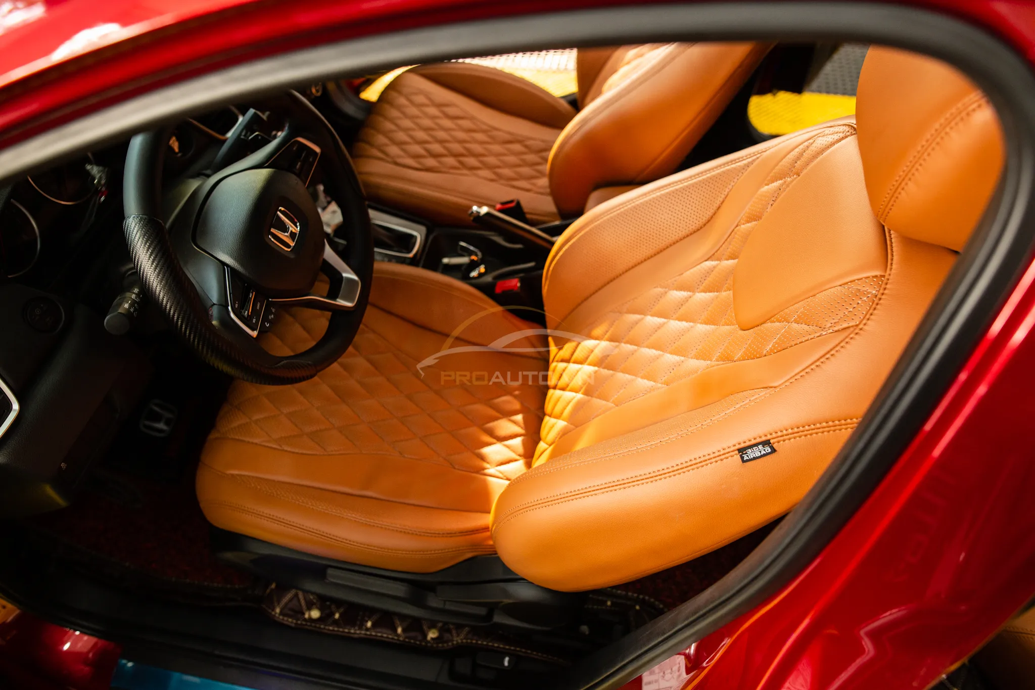 Thi công chuyên nghiệp dịch vụ bọc ghế da ô tô Bắc Ninh tại xưởng