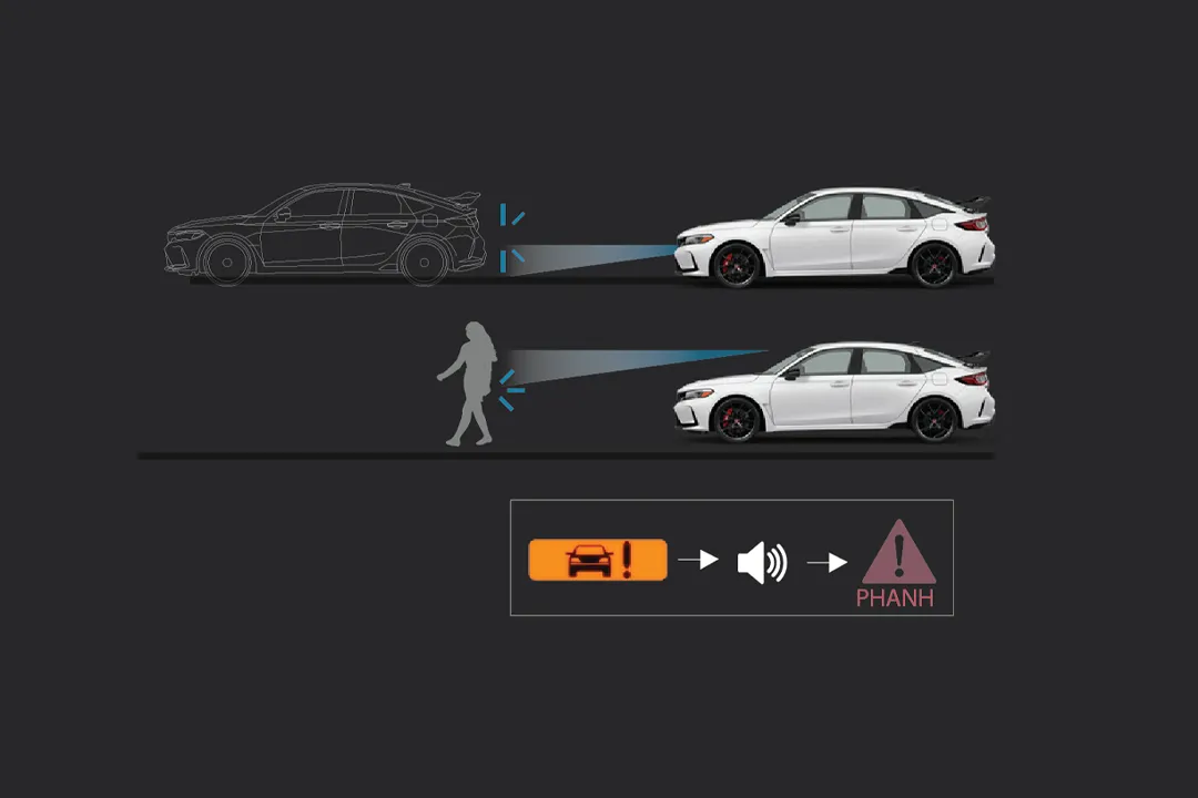 Tính năng phanh giảm thiểu va chạm