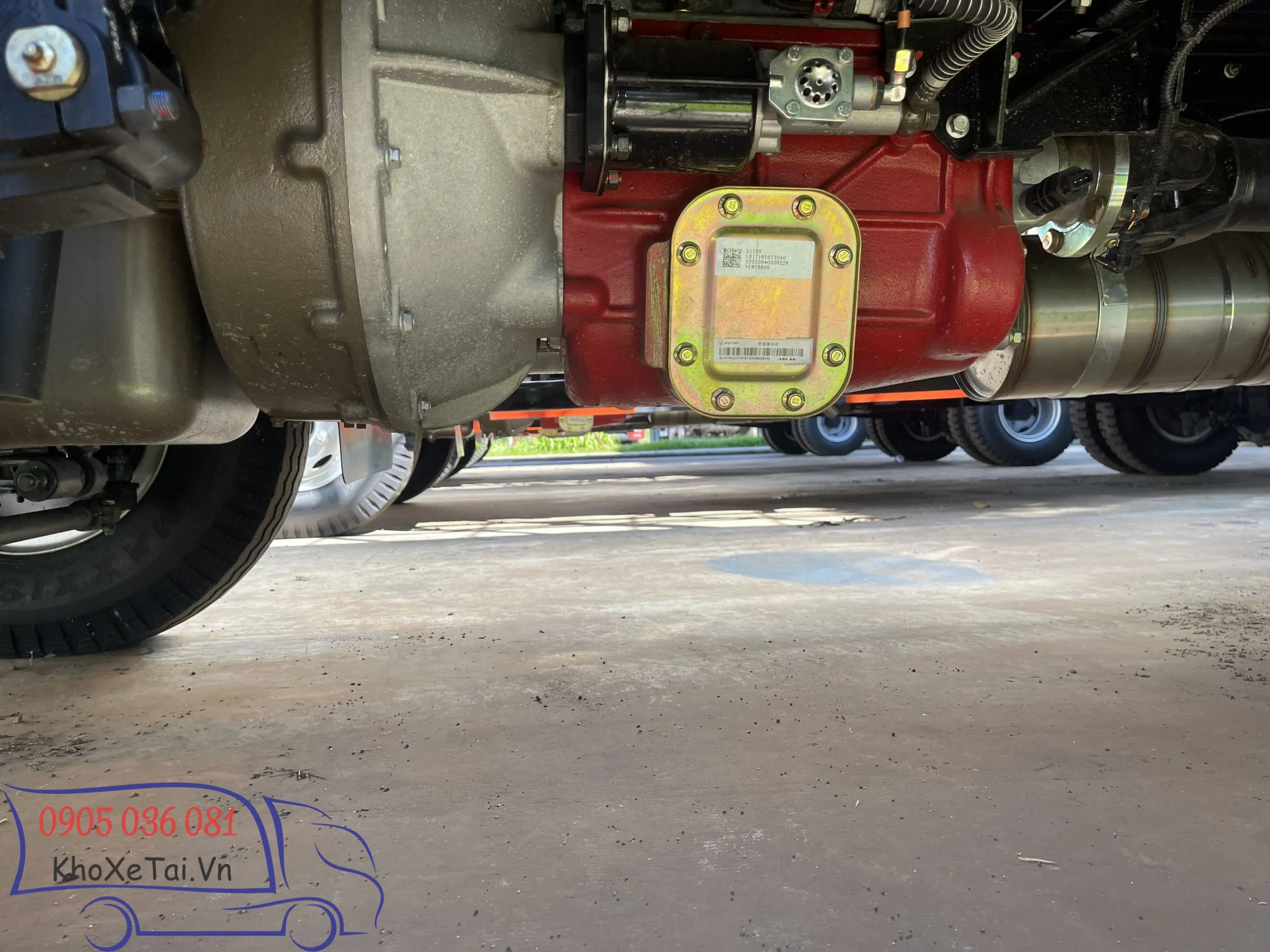 Hộp số Wanglyang trên xe Ollin S720