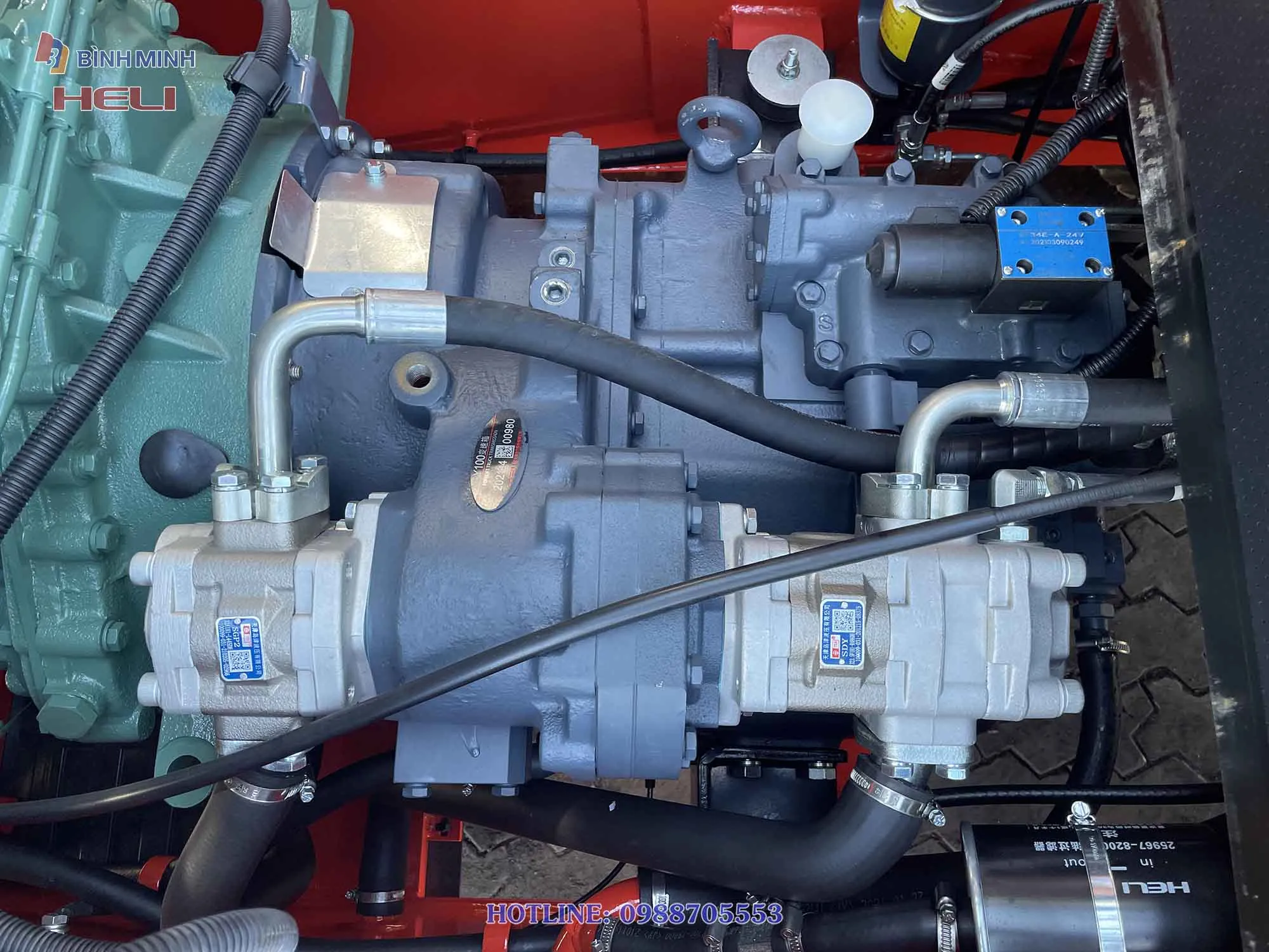 Hộp Số Xe Nâng Heli 10 Tấn