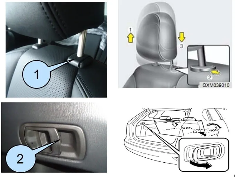 Các bước hướng dẫn cơ bản để chỉnh tựa đầu ghế ô tô