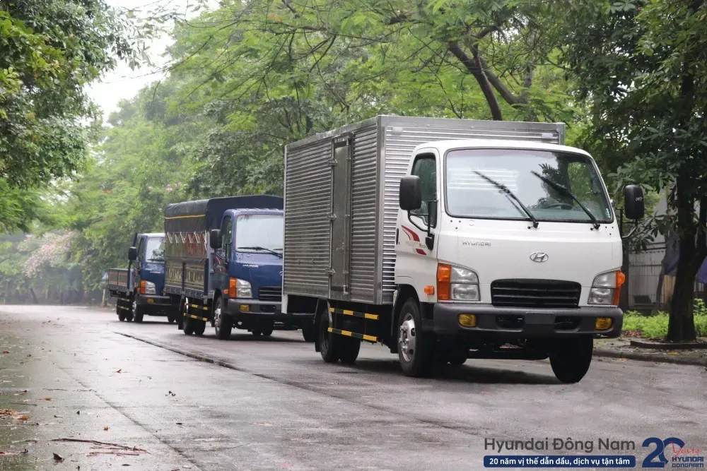 Hyundai N250 và N250SL thùng dài 4.3m