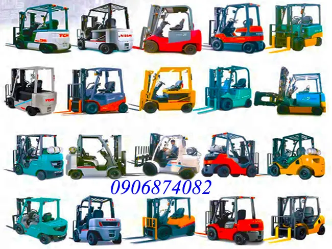 Xe nâng điện làm việc hiệu quả tại KCN Mỹ Phước