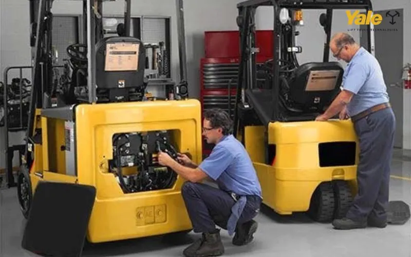 5 bước kiểm tra xe nâng trước khi vận hành giúp đảm bảo an toàn và phát hiện sớm sự cố