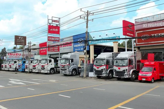 Ô Tô An Sương chuyên bán xe tải cũ trả góp