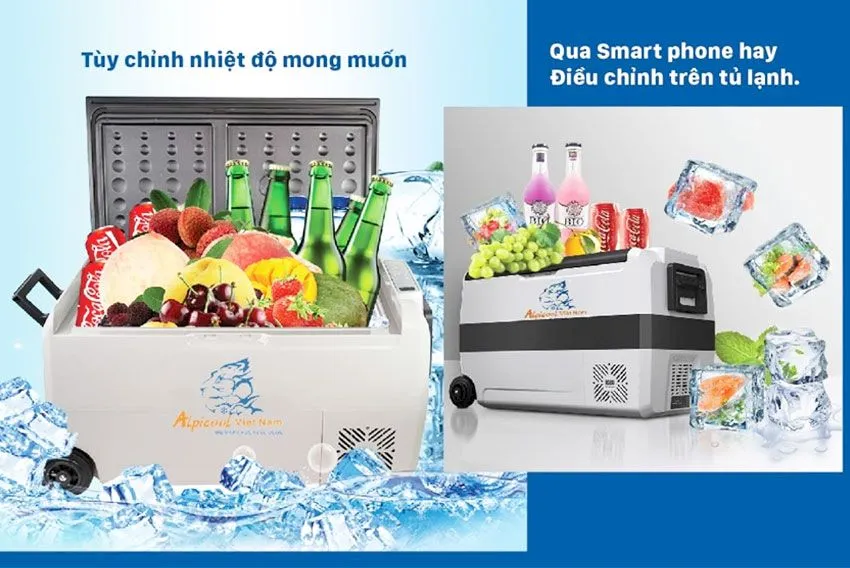 Tủ lạnh Alpicool với thiết kế hiện đại