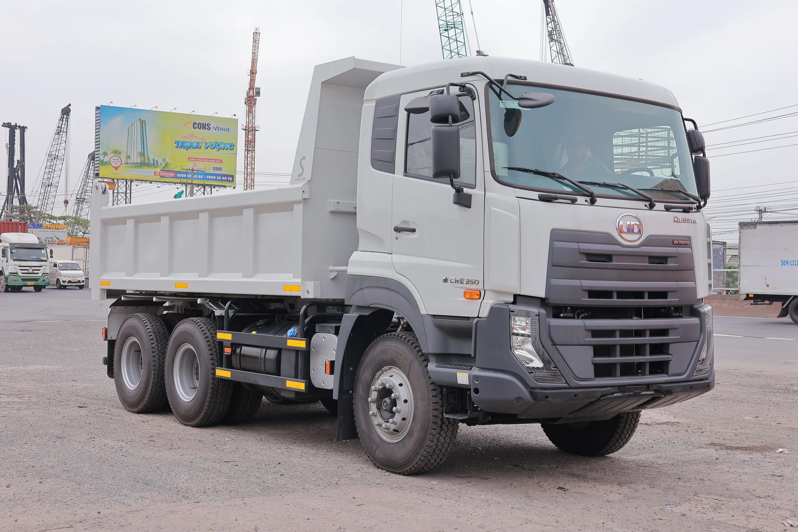 xe ben ud thùng STEELMER thép Nippon 10 khối