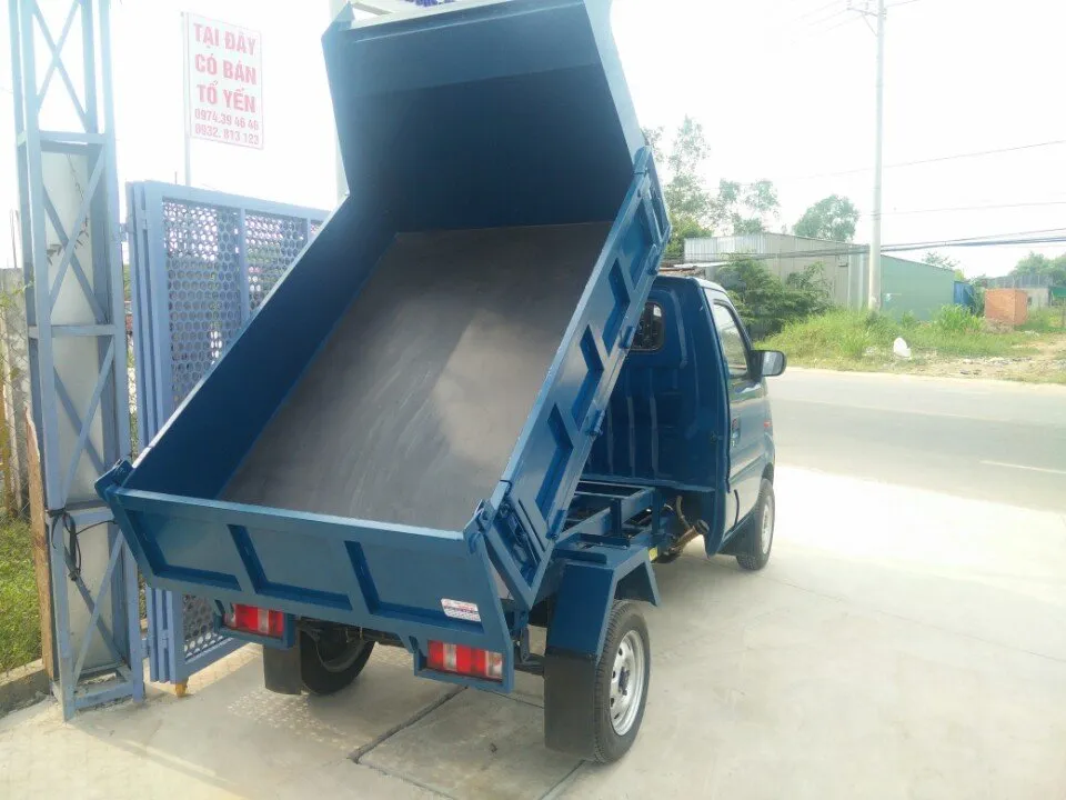 Chi tiết thùng xe ben Veam Star 630kg, minh họa cho dịch vụ đóng thùng chất lượng cao