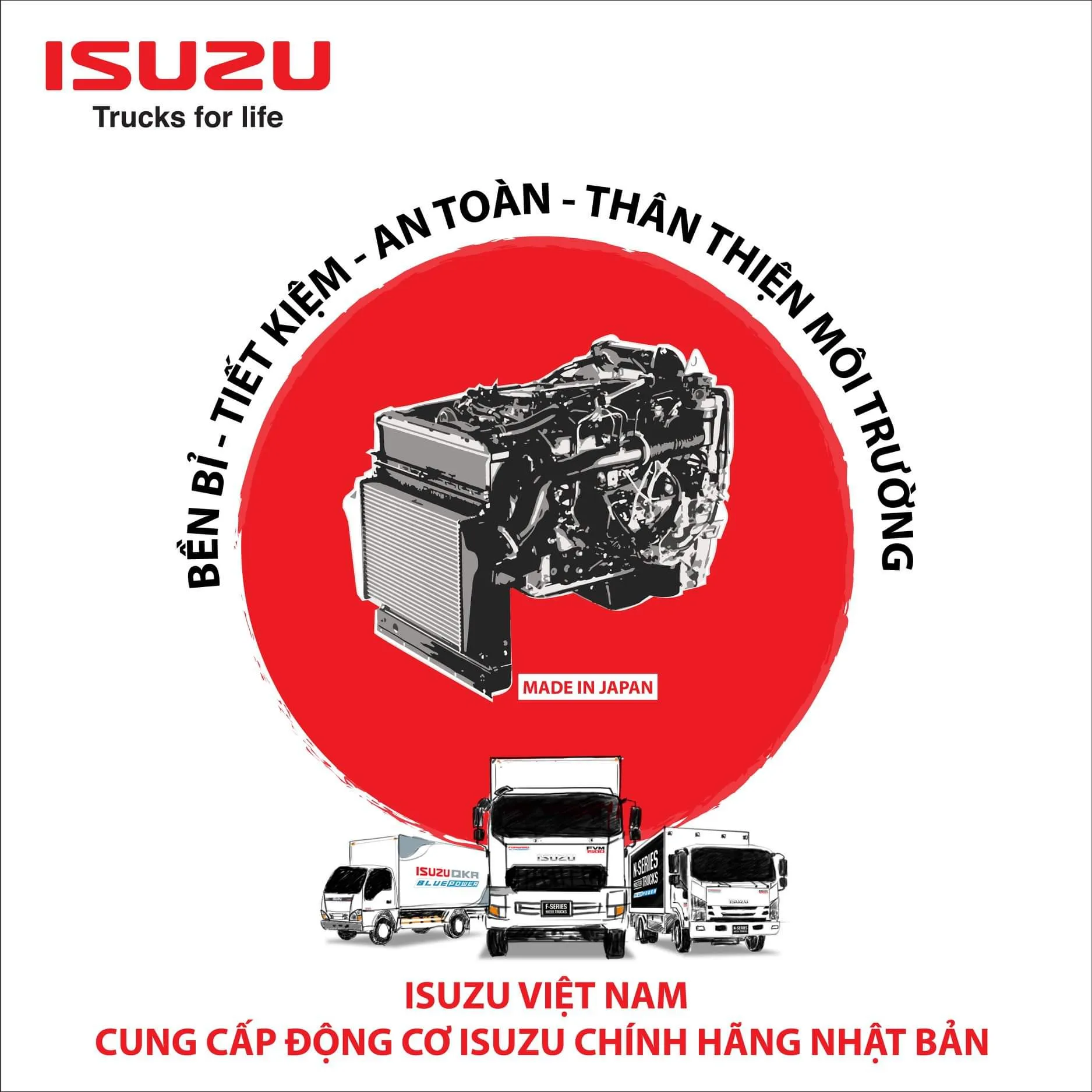 Khối động cơ Isuzu Blue Power 3.0L nổi tiếng về sự bền bỉ