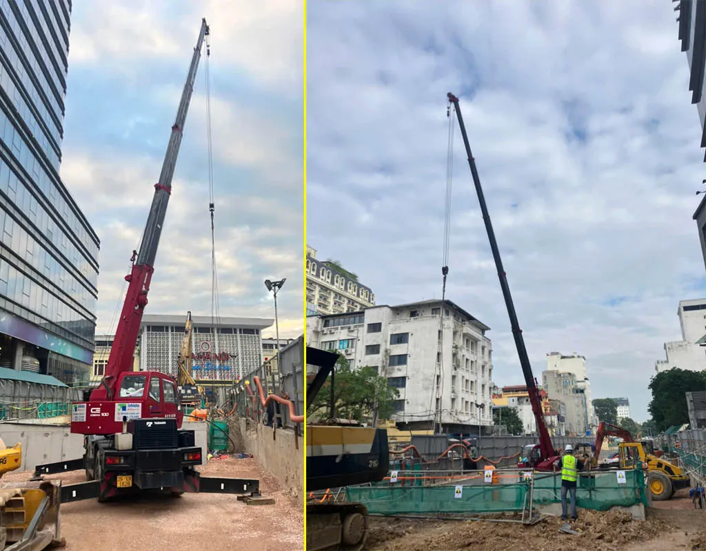 Ishida cho thue xe cau tai du an duong sat so 3 nhon ga ha noi