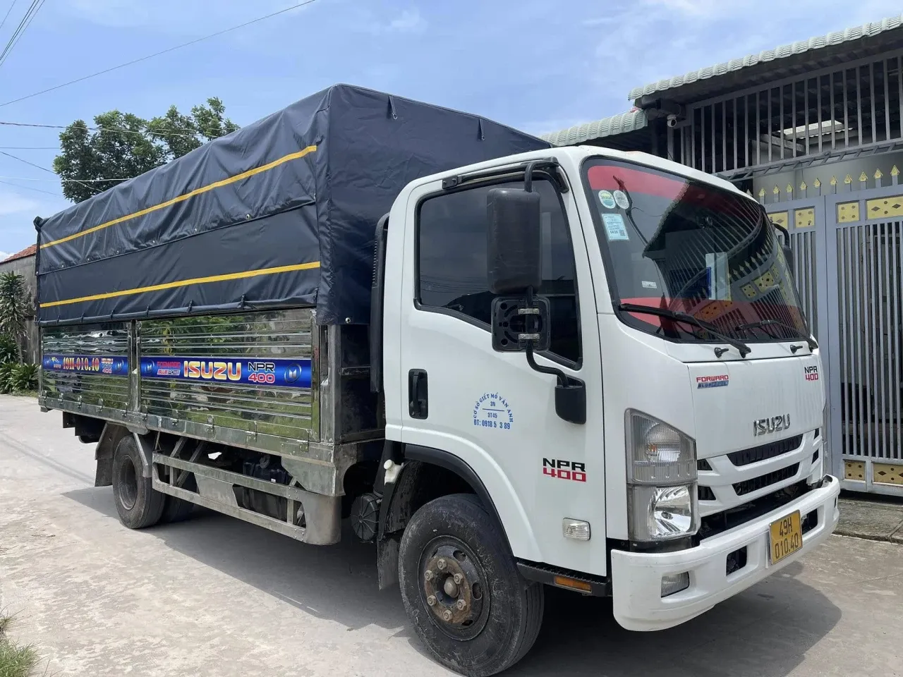 Xe tải Isuzu 3.5 tấn cũ đời 2018