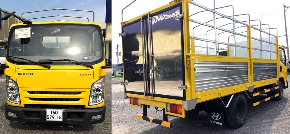 xe iz65 đô thành màu vàng nổi bật