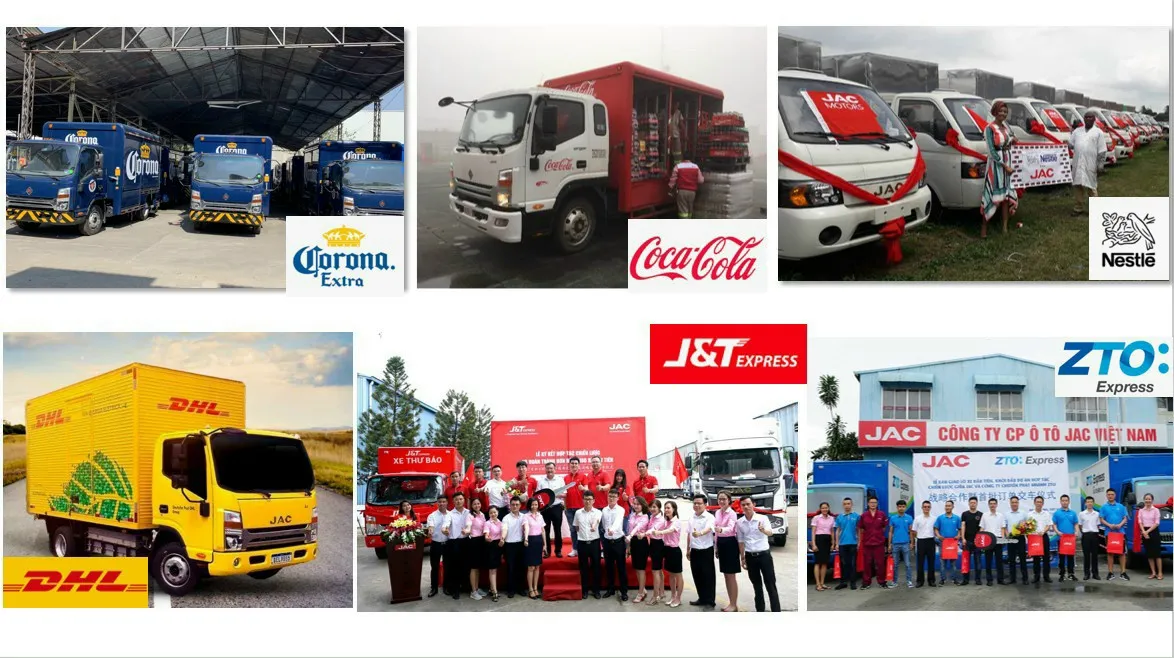 Đại lý xe tải JAC Hồ Chí Minh bàn giao xe cho đơn vị vận tải