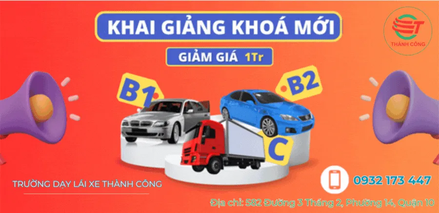 Khai giảng Khóa Học Lái Xe Ô Tô B2 Tại TPHCM với nhiều ưu đãi
