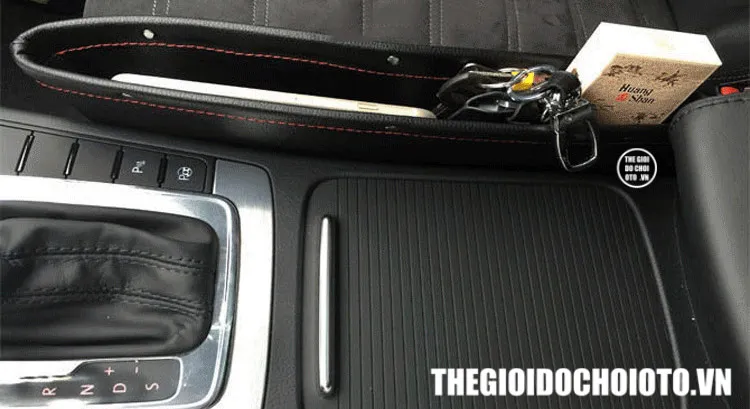 Khay để đồ khe ghế ô tô không chiếm không gian ghế, gọn gàng, tiện lợi