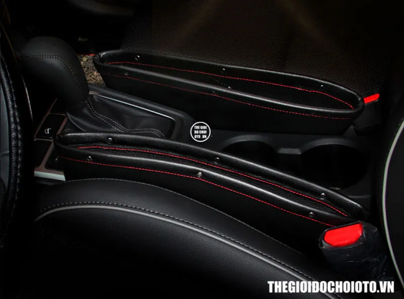 Khay để đồ khe ghế ô tô kiểu dáng sang trọng gọn gàng tiện lợi