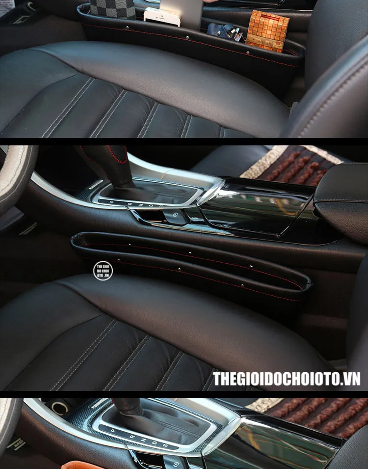 Khay đựng đồ để khe ghế ô tô