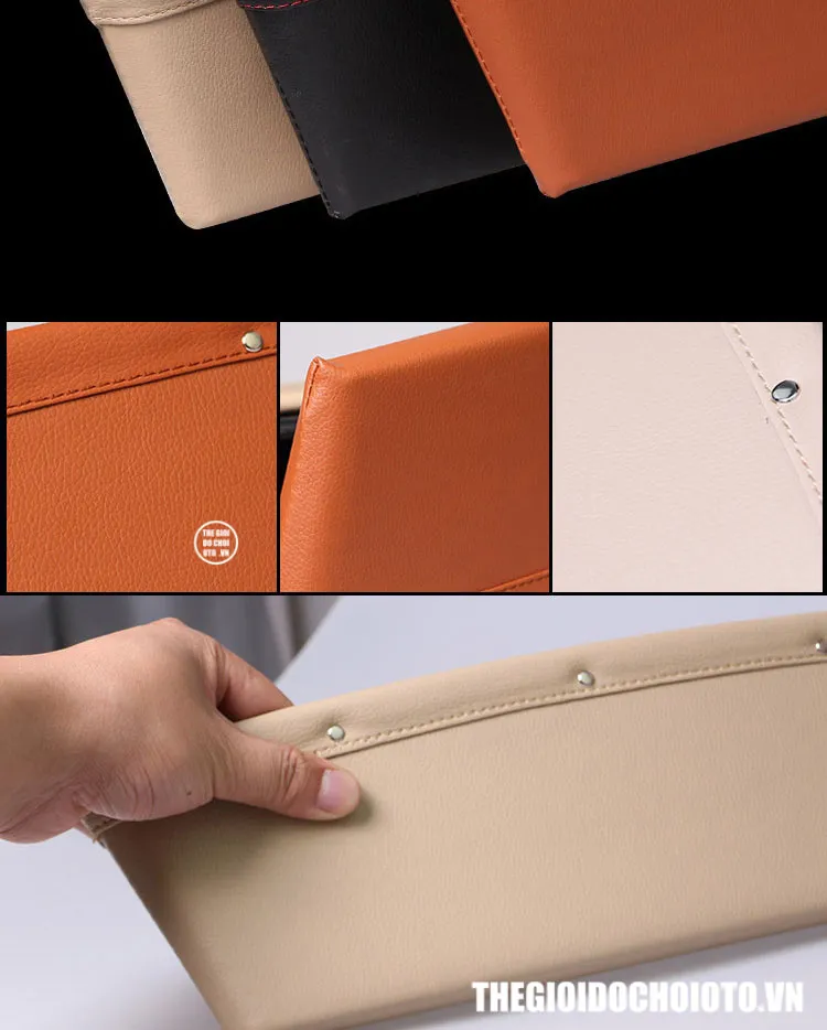 Chi tiết sắc nét, sang trọng của khay để đồ khe ghế ô tô