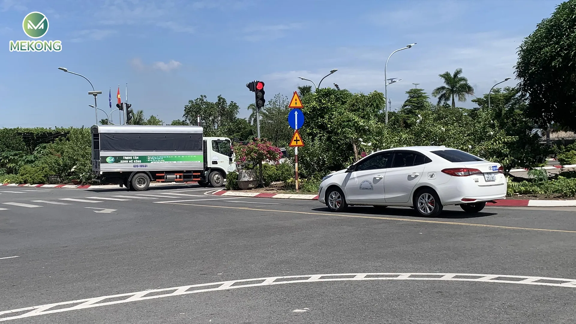 Sơ đồ 11 bài thi sát hạch lái xe sa hình cho hạng B2