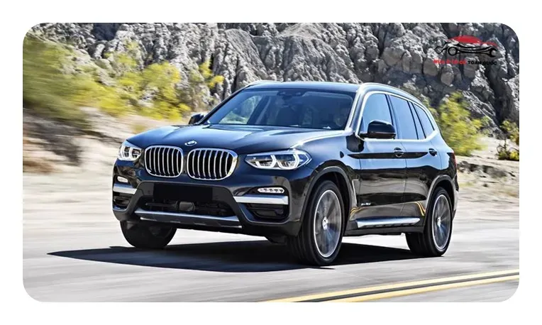Khoang nội thất BMW X3 2019 với màn hình iDrive cảm ứng 10,25 inch và vô lăng thể thao