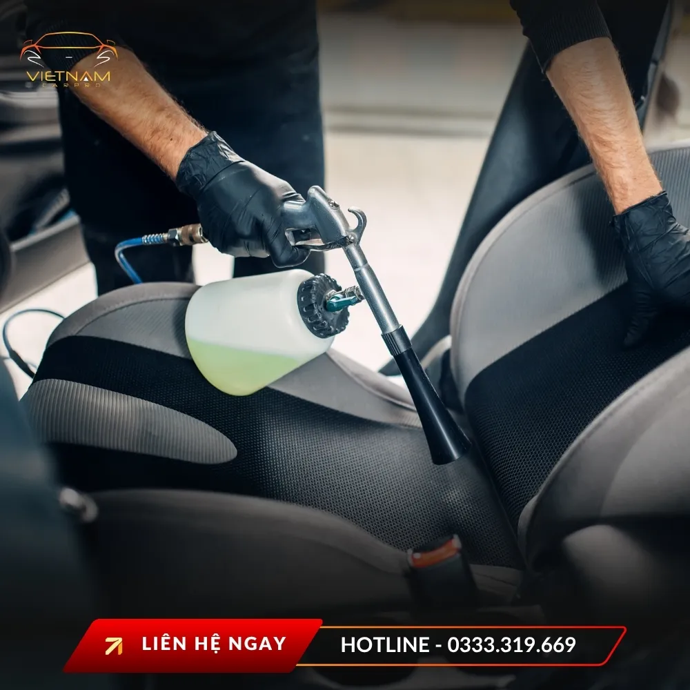 Hình ảnh khử mùi nội thất xe ô tô hiệu quả