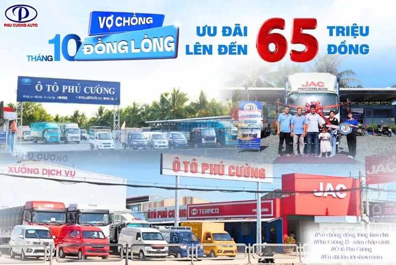tổng hợp các chương trình khuyến mãi xe tải hấp dẫn trong tháng 10 năm 2025